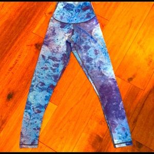 DYI full length leggings watercolor